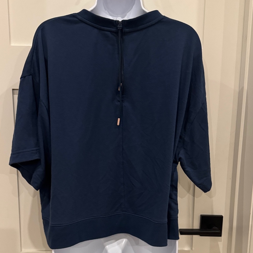Fila Navy Blue Women's Crop Top - Picture 4 of 6